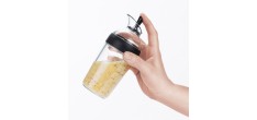 Shaker Mélangeur Vinaigrette 240 ml Noir