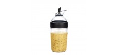 Shaker Mélangeur Vinaigrette 240 ml Noir