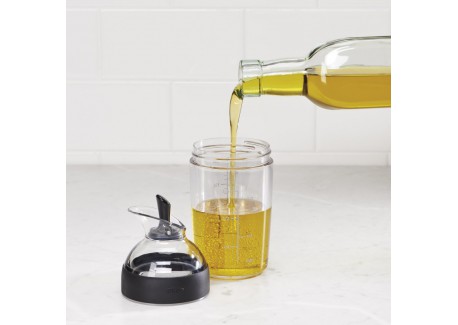 Shaker Mélangeur Vinaigrette 240 ml Noir