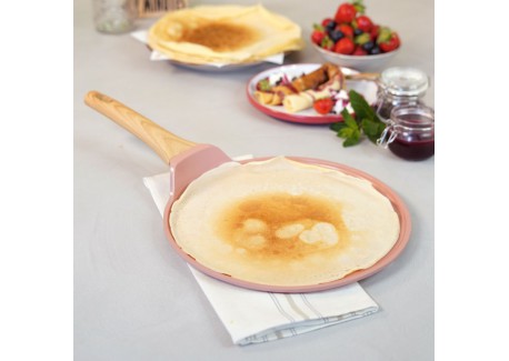 Incroyable Pannenkoekenpan met Antiaanbaklaag 26 cm Roze Guimauve