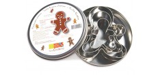 Boîte Emporte Pièces Bonhommes Pain d'Epices 3 pcs 