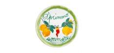 Aumm Italiaans Pizzabord 31 cm "O Primo Ammore" Groen