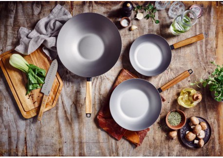 Nomad Wok Acier Carbone 31 cm