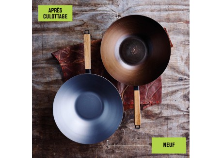 Nomad Wok Acier Carbone 31 cm