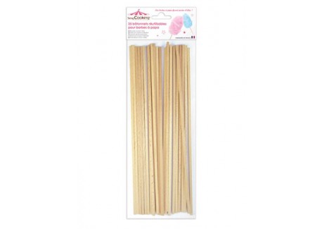 Batonnets pour Barbe à Papa 25 pcs