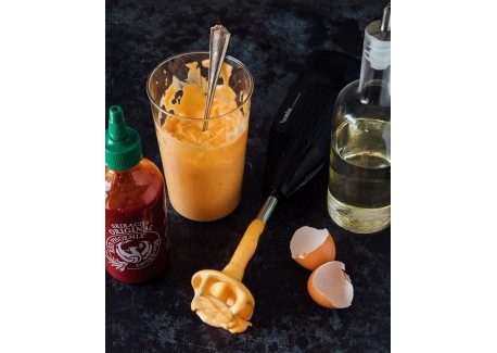 RVS emulgerende mixerschijf voor staafmixer