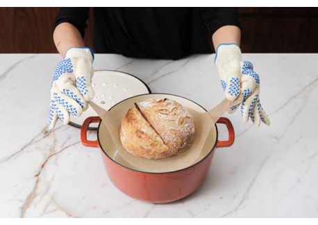 Lift Ronde geperforeerde bakmat voor ovenschotelbrood en broodvorm