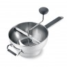 Zie dia Groentemolen van RVS 22 cm + 3 schijven