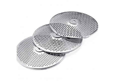 Groentemolen van RVS 22 cm + 3 schijven