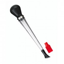 Poire à Sauce/Jus 3-en-1 Embouts Pomme de Douche et Pinceau Silicone 3