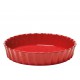 Tourtière Céramique 28x6 cm Rouge Grand Cru
