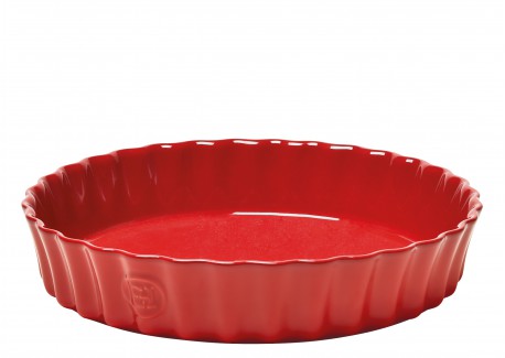 Ronde keramische taartvorm 28x6 cm Rood Grand Cru