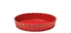Tourtière Céramique 28x6 cm Rouge Grand Cru