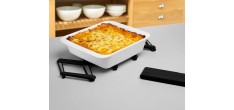Stretch Coaster Sous Plat Pliable et Extensible Noir