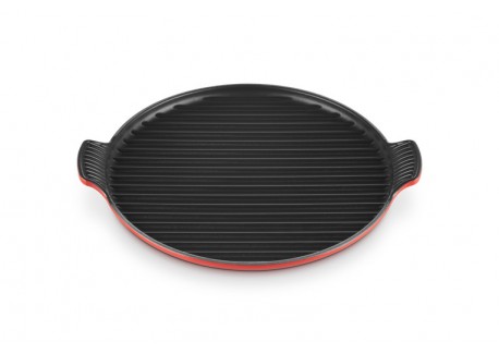 Bistro Ronde XL-Grillplaat 32 cm Kersenrood