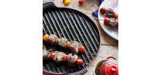 Bistro Ronde XL-Grillplaat 32 cm Kersenrood
