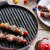 Voir la slide Bistro Grill en Fonte Rond XL 32 cm Rouge Cerise 