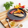 Voir la slide Bistro Grill en Fonte Rond XL 32 cm Rouge Cerise 