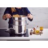 Zie dia Chef Marmite met RVS deksel 24 cm 7,6 L + pastamand