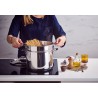 Voir la slide Chef Marmite Inox 24 cm 7,6 L avec Couvercle + Panier à Pates