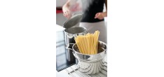 Chef Marmite met RVS deksel 24 cm 7,6 L + pastamand