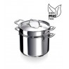 Voir la slide Chef Marmite Inox 24 cm 7,6 L avec Couvercle + Panier à Pates