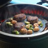 Zie dia 35 cm gietijzeren bakplaat voor grote, XLarge en XXLarge barbecues