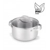Voir la slide Cicla 3 Batterie de Cuisine Casseroles Inox Recyclé 4 pcs