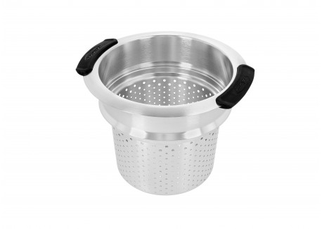 Specialties 5 Pastamand van RVS 20 cm met afneembare handgrepen
