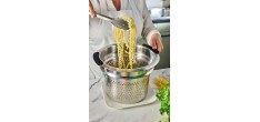 Specialties 5 Pastamand van RVS 20 cm met afneembare handgrepen