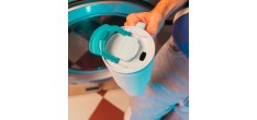 Rio Geïsoleerde Waterfles met Uitschuifbaar Rietje 950 ml LichtblauwFr