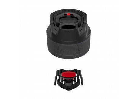 Elton 1L Black Nightfall 3.0 RVS geïsoleerde waterfles