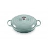 Zie dia Campagnard gietijzeren Cocotte 3,5 L Blauw Sea Salt (30 cm)