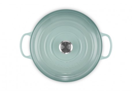 Campagnard gietijzeren Cocotte 3,5 L Blauw Sea Salt (30 cm)