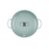 Zie dia Campagnard gietijzeren Cocotte 3,5 L Blauw Sea Salt (30 cm)