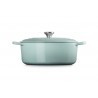 Voir la slide Cocotte Fonte Signature Ovale 6,3 L Bleu Sea Salt (31 cm)