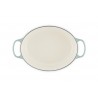 Zie dia Signature Ovale gietijzeren Cocotte 6,3 L Blauw Sea Salt (31 cm)
