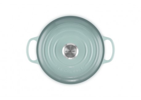 Signature Ronde Gietijzeren Cocotte 4,2 L blauw Sea Salt (24 cm)
