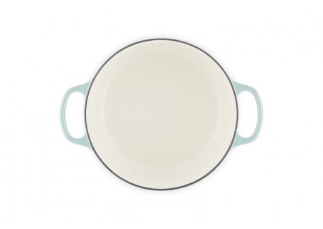 Signature Ronde Gietijzeren Cocotte 4,2 L blauw Sea Salt (24 cm)