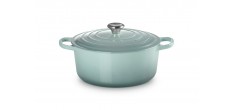 Signature Ronde Gietijzeren Stoofpot 6,7 L Blauw Deep Teal (28 cm)