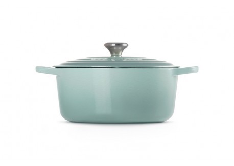 Signature Ronde Gietijzeren Stoofpot 6,7 L Blauw Deep Teal (28 cm)