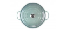 Cocotte Fonte Signature Ronde 6,7 L Bleu Sea Salt (28 cm)