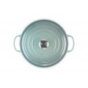 Voir la slide Cocotte Fonte Signature Ronde 6,7 L Bleu Sea Salt (28 cm)