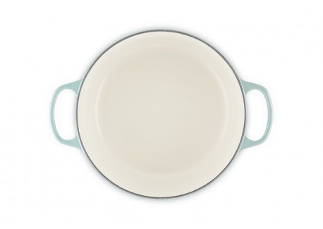 Cocotte Fonte Signature Ronde 6,7 L Bleu Sea Salt (28 cm)
