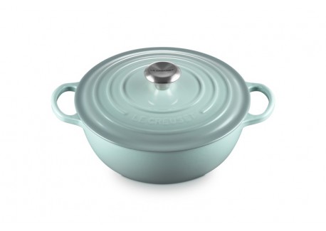 Ronde gietijzeren pan 4,1 L Blauw Sea Salt (26 cm)