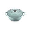 Zie dia Ronde gietijzeren pan 4,1 L Blauw Sea Salt (26 cm)
