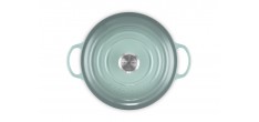 Ronde gietijzeren pan 4,1 L Blauw Sea Salt (26 cm)