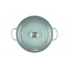 Zie dia Ronde gietijzeren pan 4,1 L Blauw Sea Salt (26 cm)