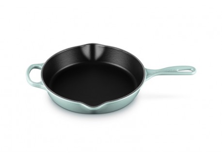 Poêle en Fonte Ronde Skillet 26 cm Bleu Sea Salt