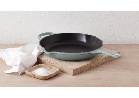 Poêle en Fonte Ronde Skillet 26 cm Bleu Sea Salt